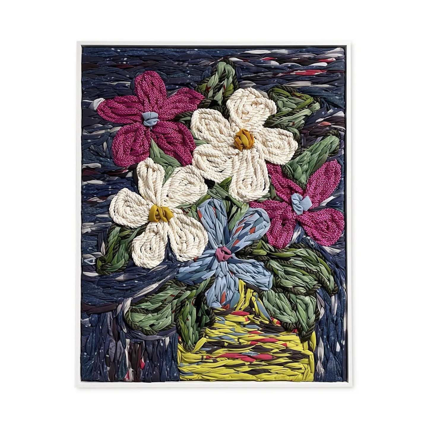 Thoughtful I | Giant Embroidery Tapestry | 585mm x 740mm