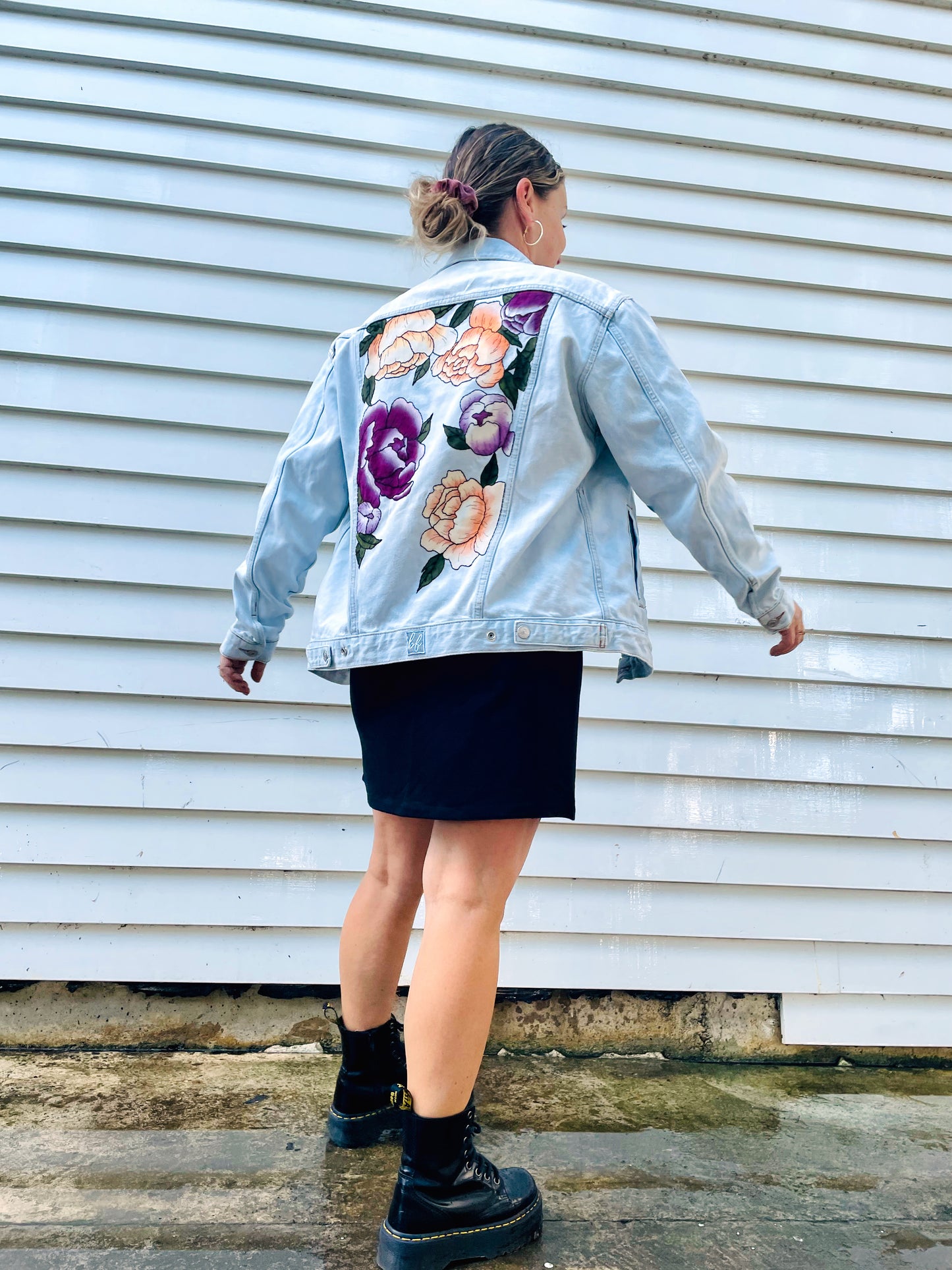 Annie Painted Denim Jacket